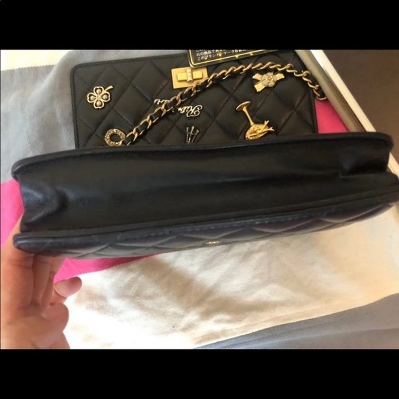 Chanel Lucky Charms Black Calfskin Cross Body Bag - Picture 6 of 10